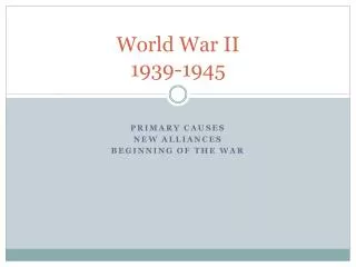 World War II 1939-1945