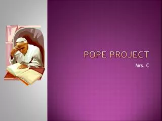 Pope project