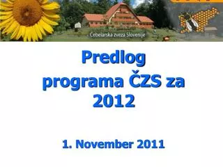 predlog programa zs za 2012 1 november 2011