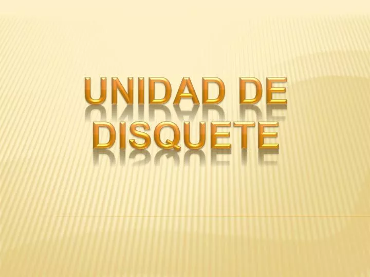 unidad de disquete