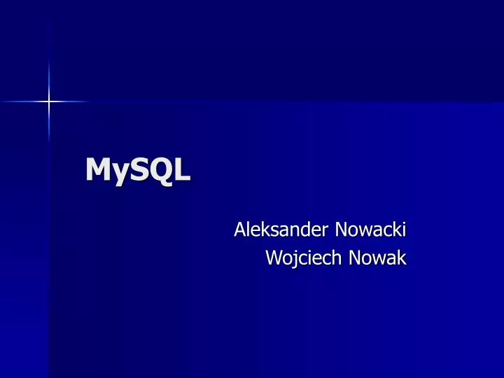 mysql