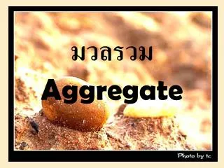 aggregate