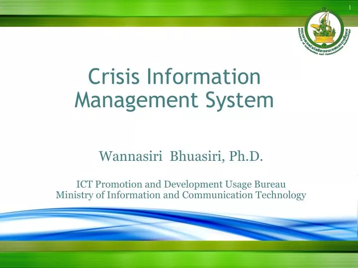 crisis information management system