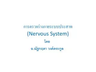 nervous system