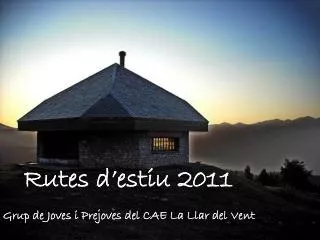 rutes d estiu 2011