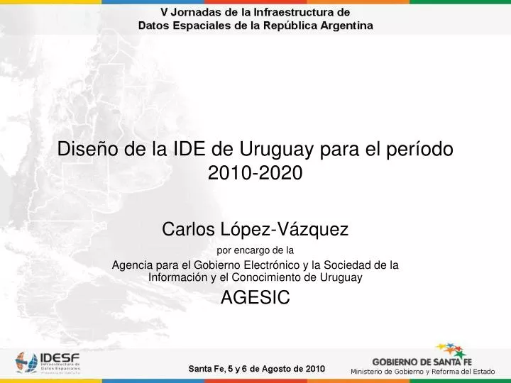 dise o de la ide de uruguay para el per odo 2010 2020