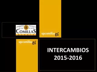 intercambios 2015 2016