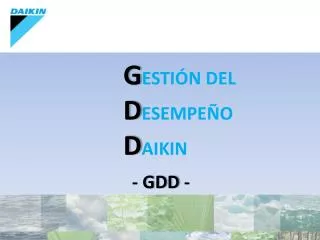 g esti n del d esempe o d aikin gdd