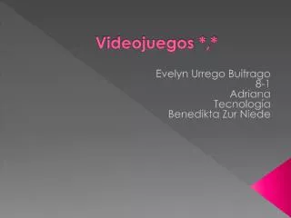 videojuegos