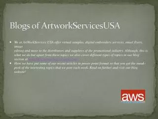 Blogs of ArtworkServicesUSA