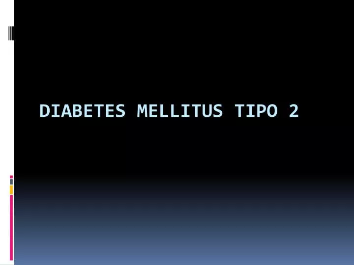 diabetes mellitus tipo 2