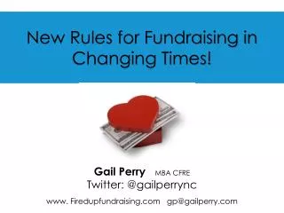 New Rules for Fundraising in Changing Times!