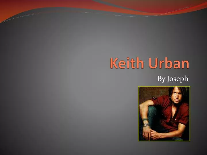 keith urban