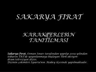 sakarya firat