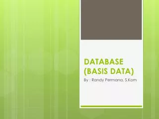 database basis data