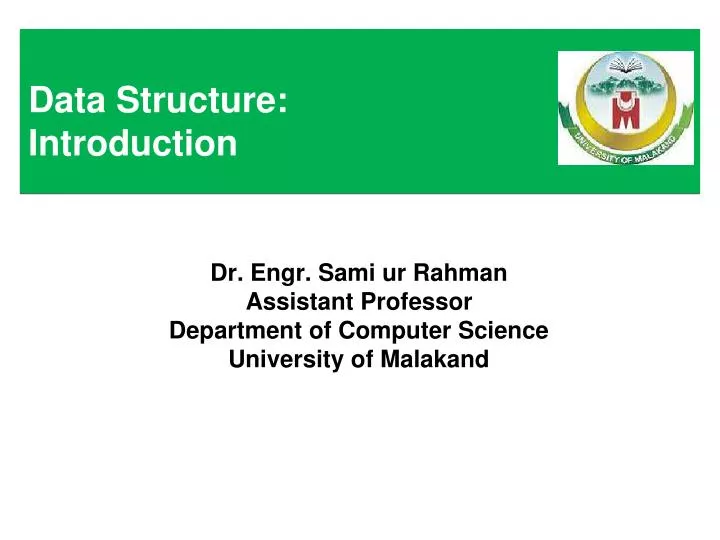 data structure introduction
