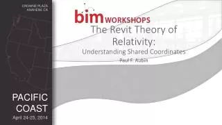 The Revit Theory of Relativity: Understanding Shared Coordinates