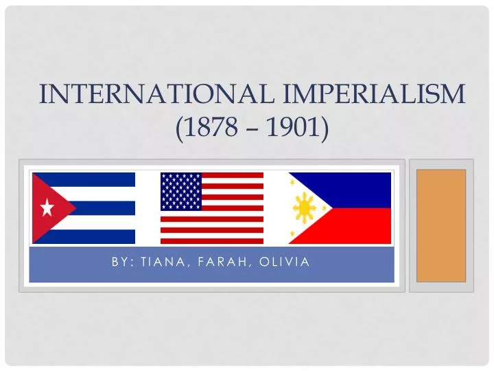 international imperialism 1878 1901