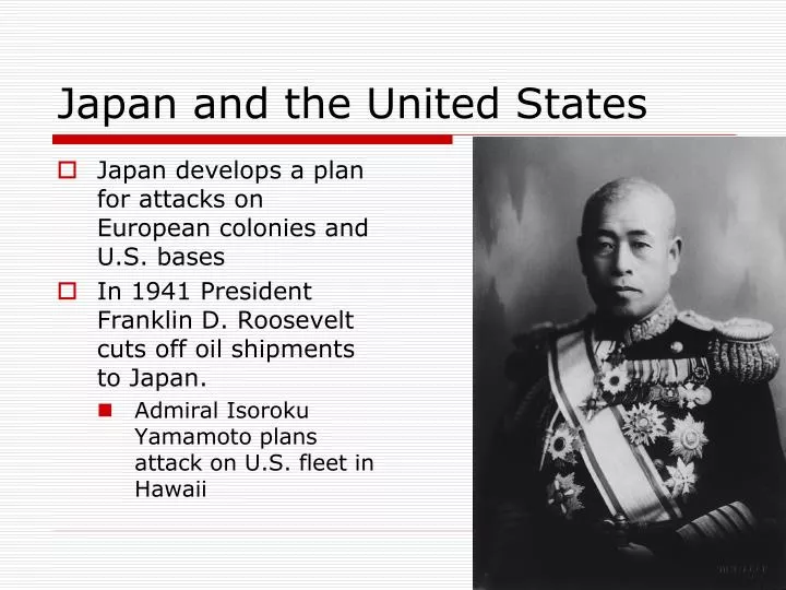 japan and the united states