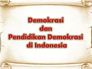 PPT - Demokrasi Indonesia PowerPoint Presentation, Free Download - ID ...