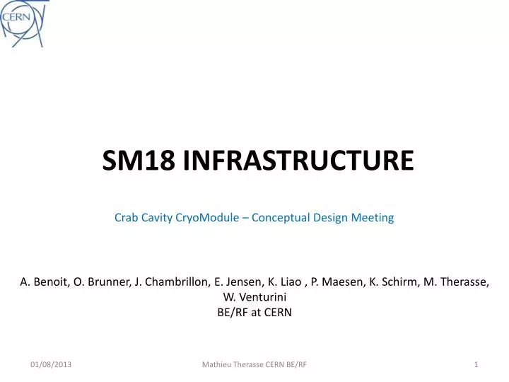 sm18 infrastructure