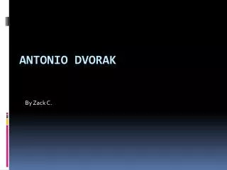 Antonio Dvorak