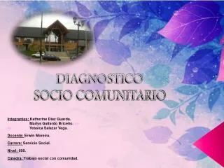 diagnostico socio comunitario