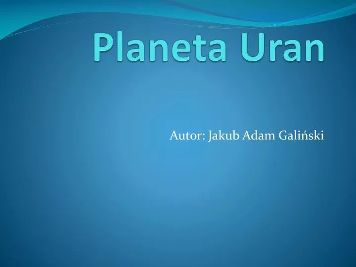 planeta uran