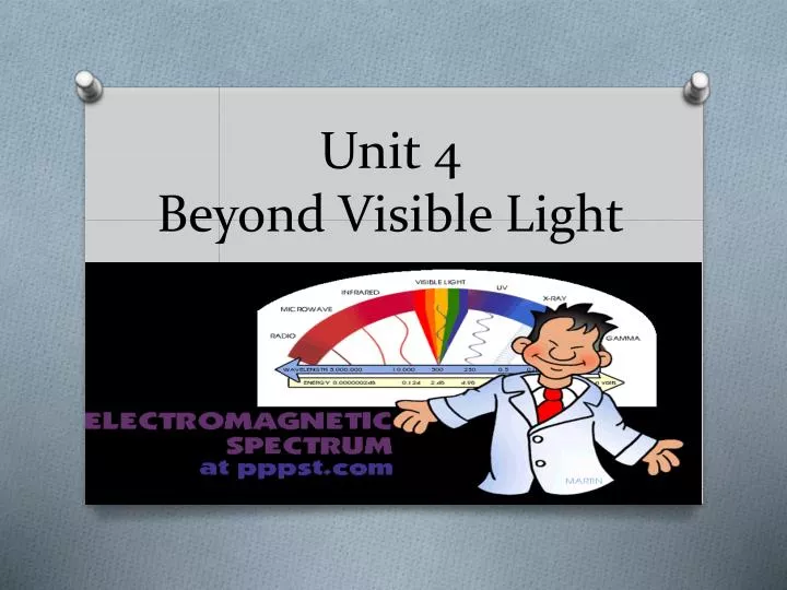 unit 4 beyond visible light