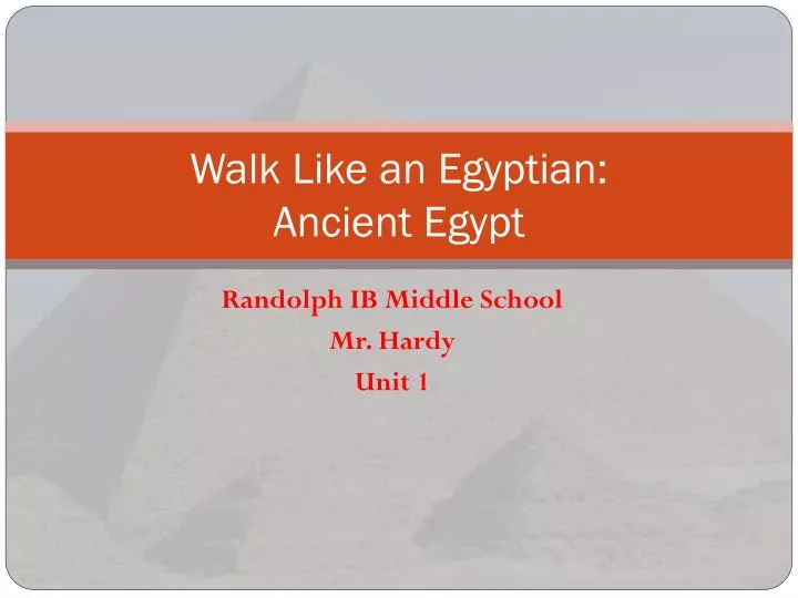 walk like an egyptian ancient egypt