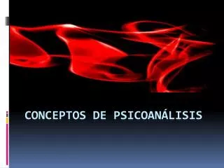 conceptos de psicoan lisis
