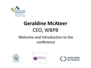 Geraldine McAteer CEO, W BPB