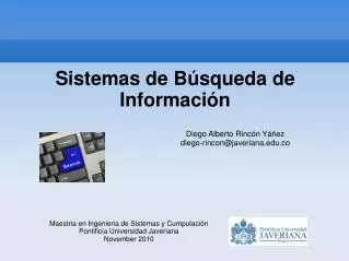 sistemas de b squeda de informaci n