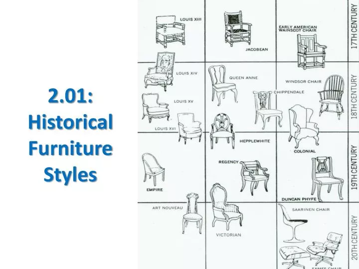 2 01 historical furniture styles