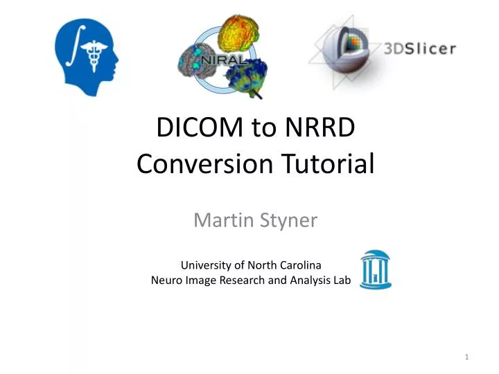 dicom to nrrd conversion tutorial