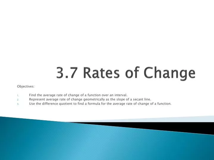 3 7 rates of change