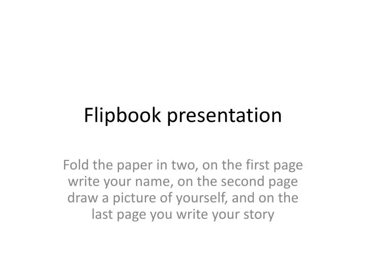 flipbook presentation