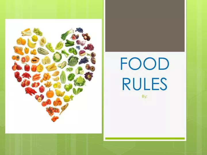food rules by