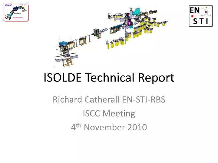 isolde technical report