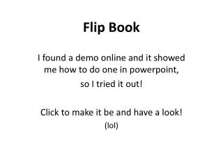 Flip Book