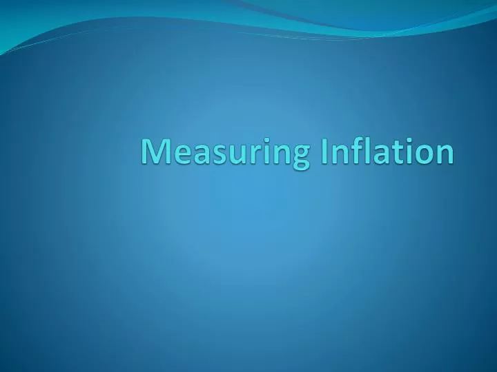 measuring inflation