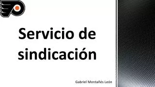 servicio de sindicaci n