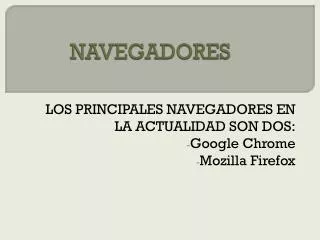 navegadores
