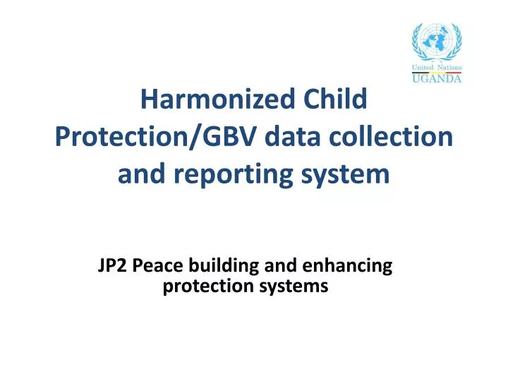 harmonized child protection gbv data collection and reporting system