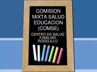 comision mixta salud educacion comse