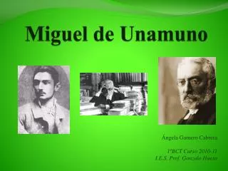 miguel de unamuno