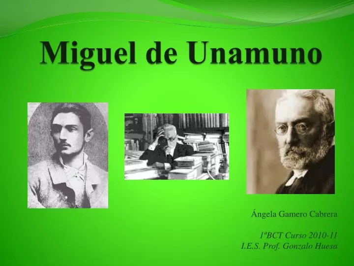 miguel de unamuno