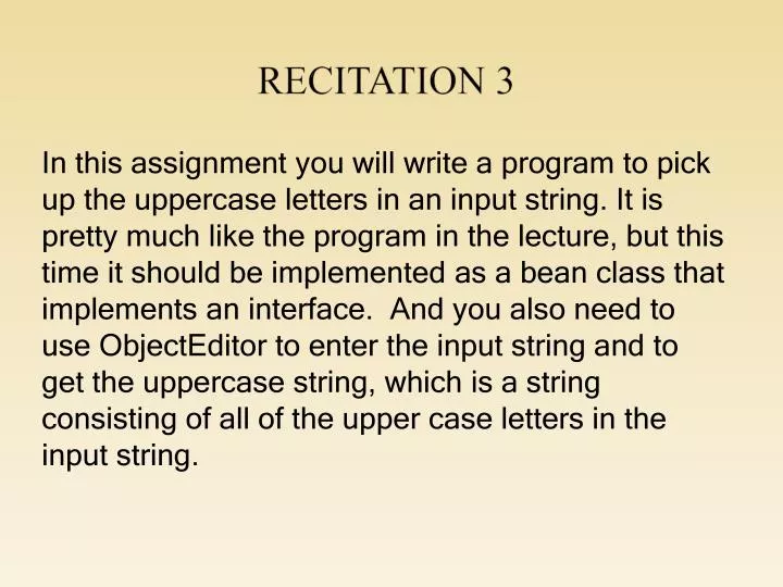 recitation 3