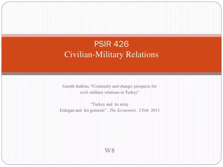 psir 426 civilian military relations