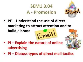 SEM1 3.04 A - Promotion